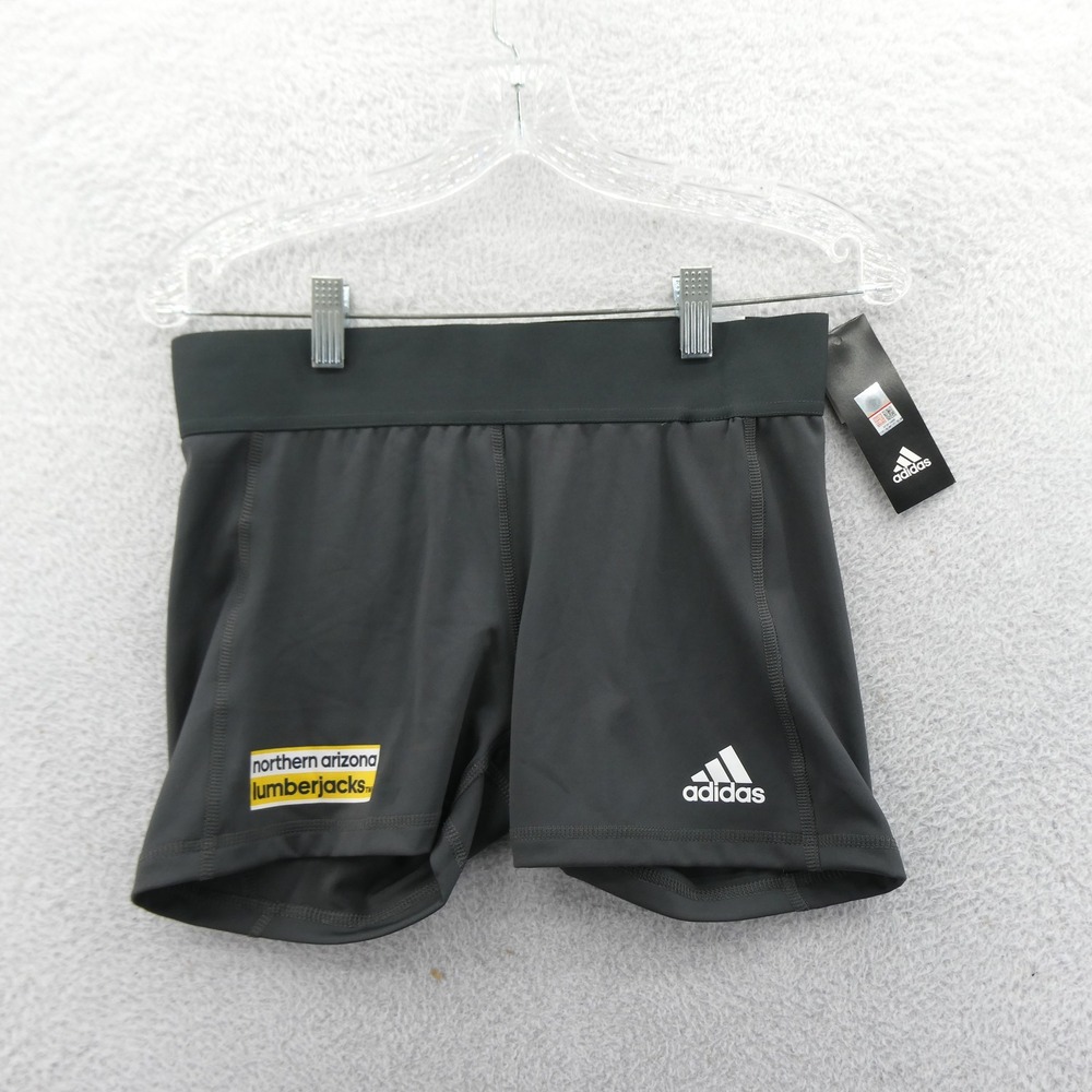 Adidas Shorts‎ Womens Medium Northern Arizona Lumberjacks Gray Aeroready Spandex